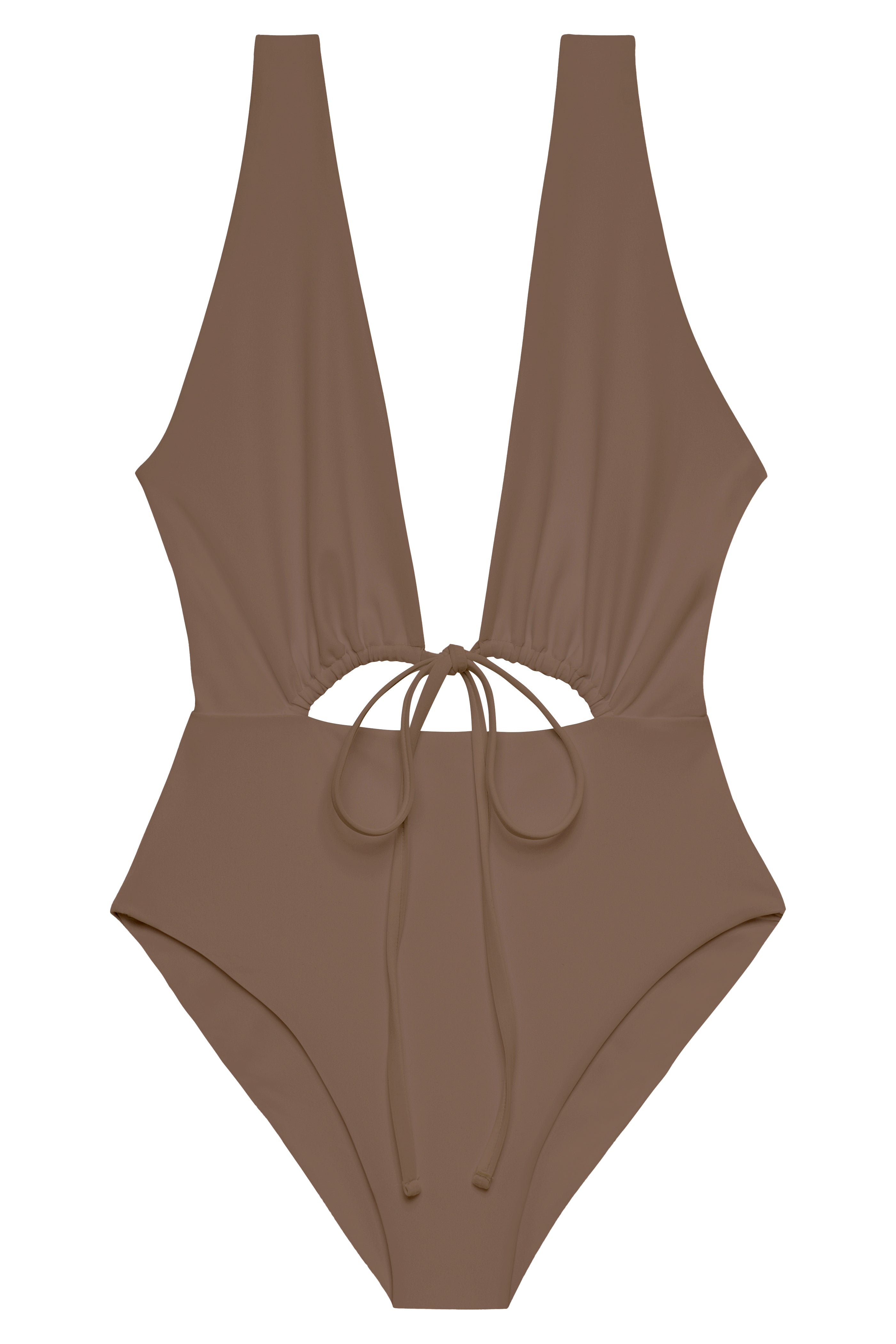 Flat image of the Cava One Piece in Nude