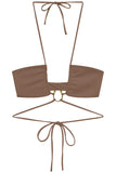 Flat image of the Zuri Top in nude