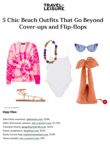 Five Beach Outfits in TRAVEL + LEISURE Magazine