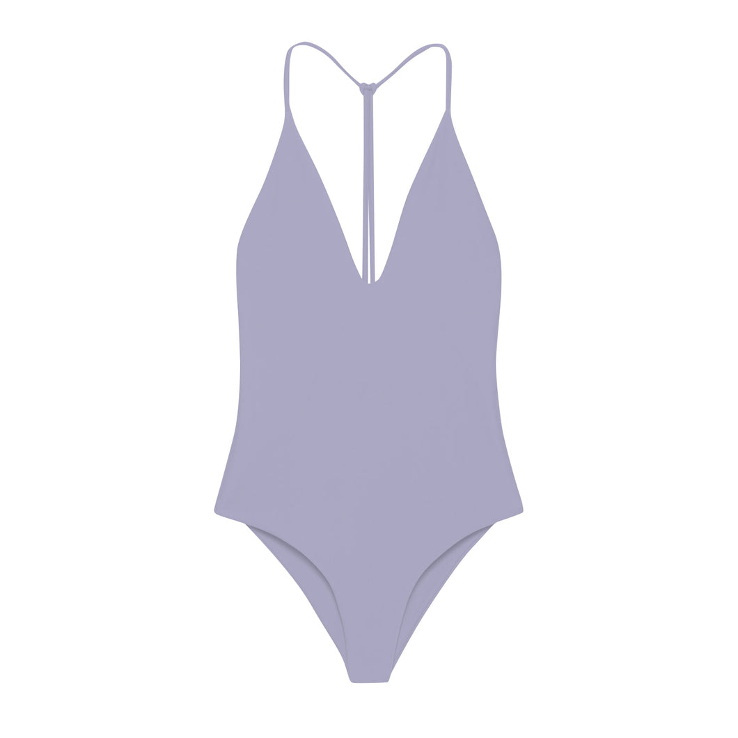 Flat Image of the All In One Piece in Lilac Sheen