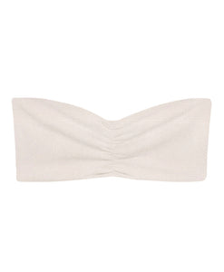 Flat image of the Ava Bandeau in Sandstone Terry Sheen