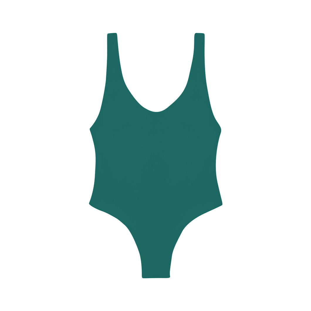 Flat image of the Contour One Piece in cacti