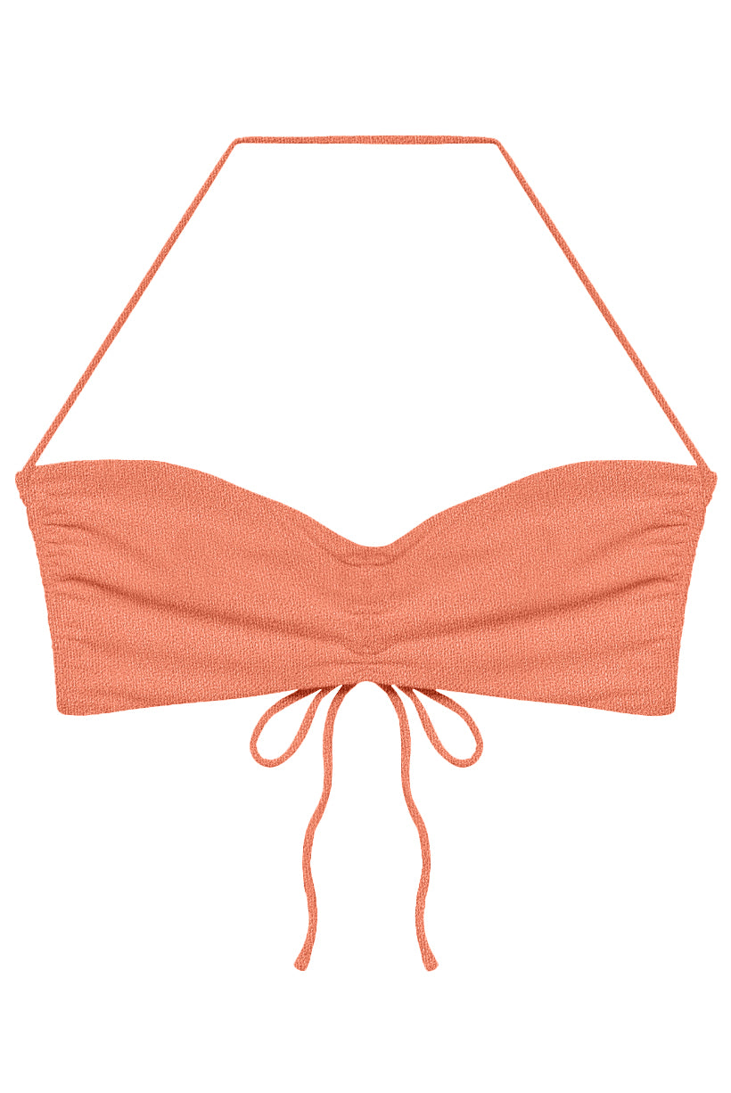 Load image into Gallery viewer, Flat image of the Isla Top in citrus sheen
