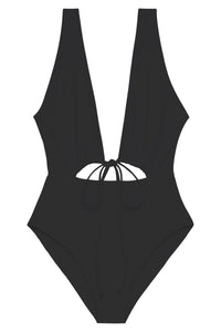 Flat image of the Cava One Piece in Black