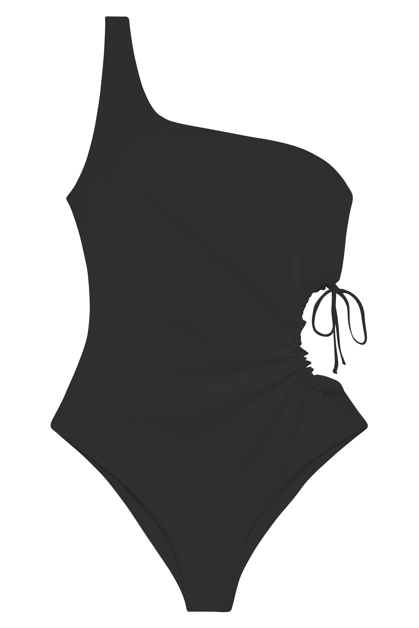 Load image into Gallery viewer, Flat image of the Sena One Piece in black