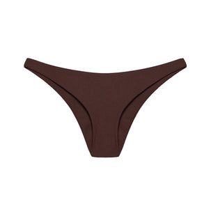 Flat image of the Most Wanted Bottom in espresso terry sheen