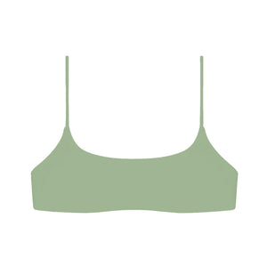 Flat image of the Muse Scoop Top in olive