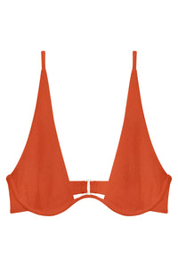 Flat image of the Paloma Top in horizon terry sheen