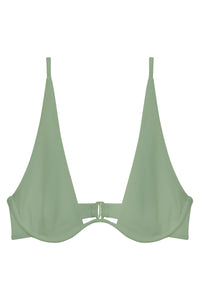 Flat image of the Paloma Top in olive