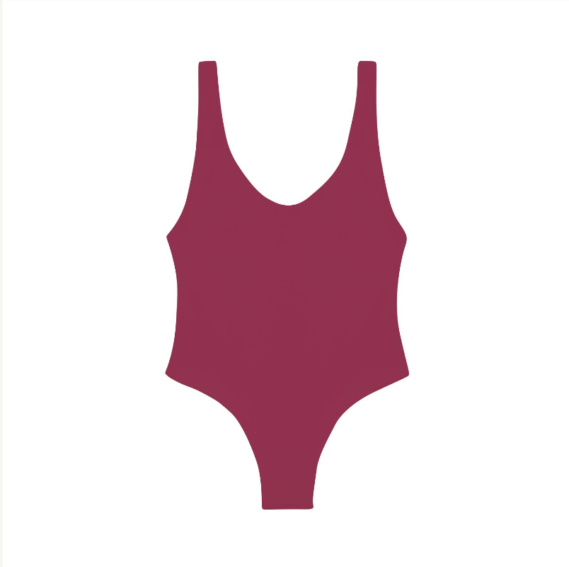 Load image into Gallery viewer, Flat image of the Contour One Piece in rose sheen