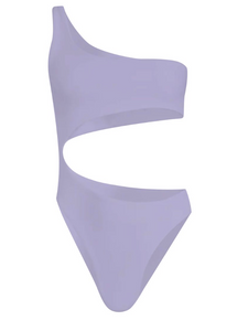 Flat image of the Luna One Piece in lilac sheen