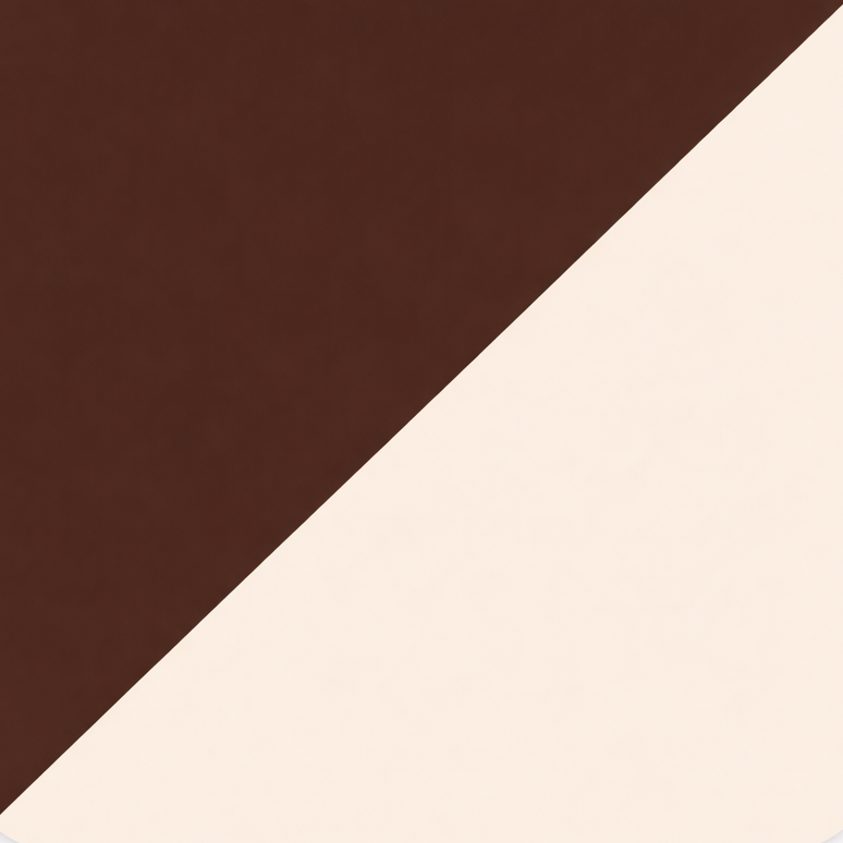 Mocha w Ivory Binding