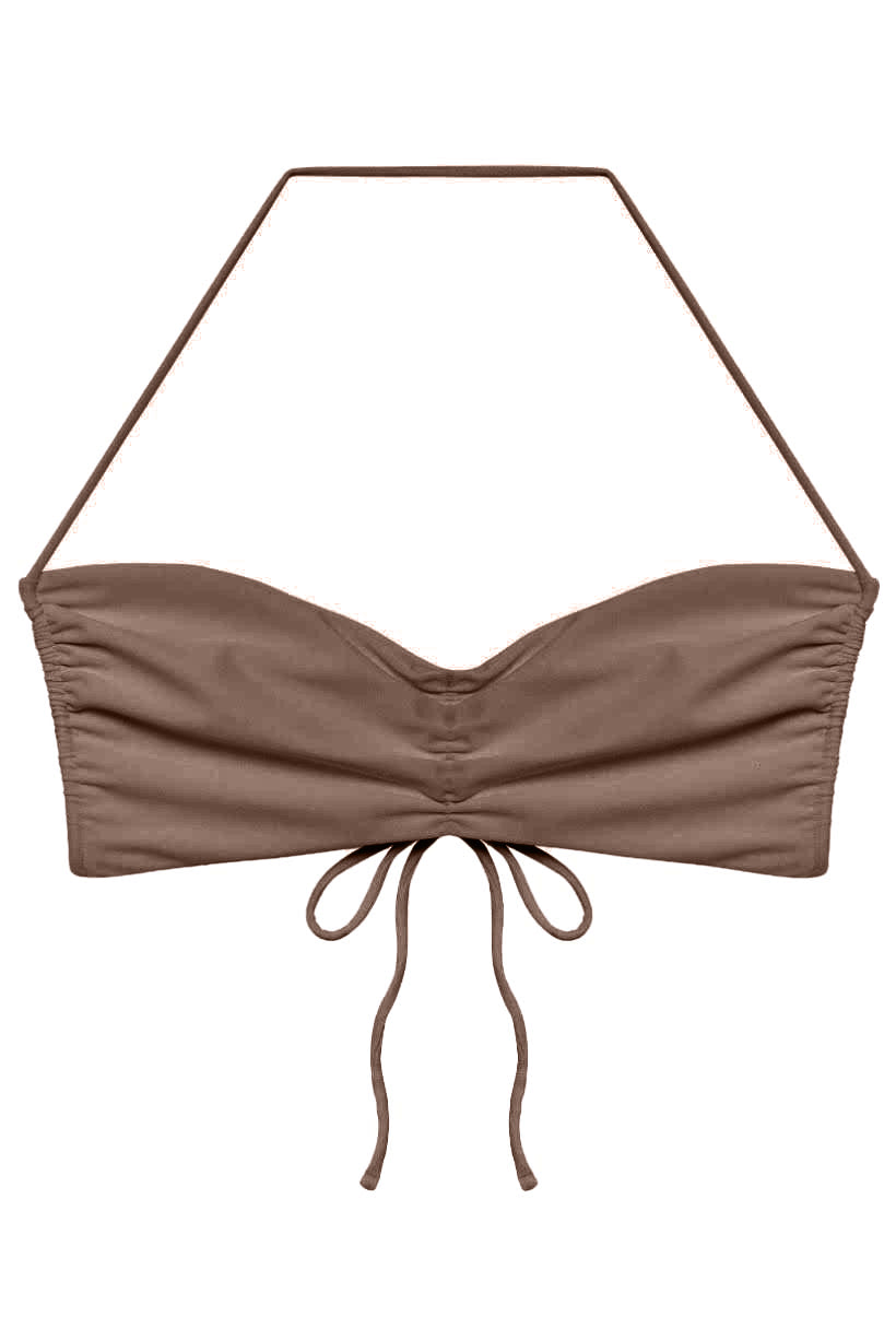 Load image into Gallery viewer, Flat image of the Isla Top in nude