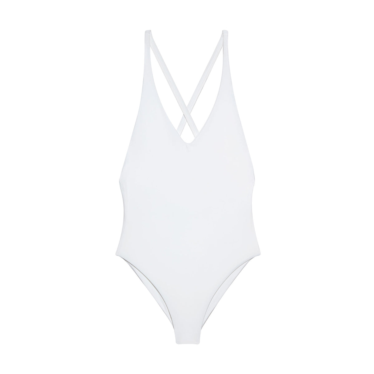 Flat image of the Mila One Piece in White