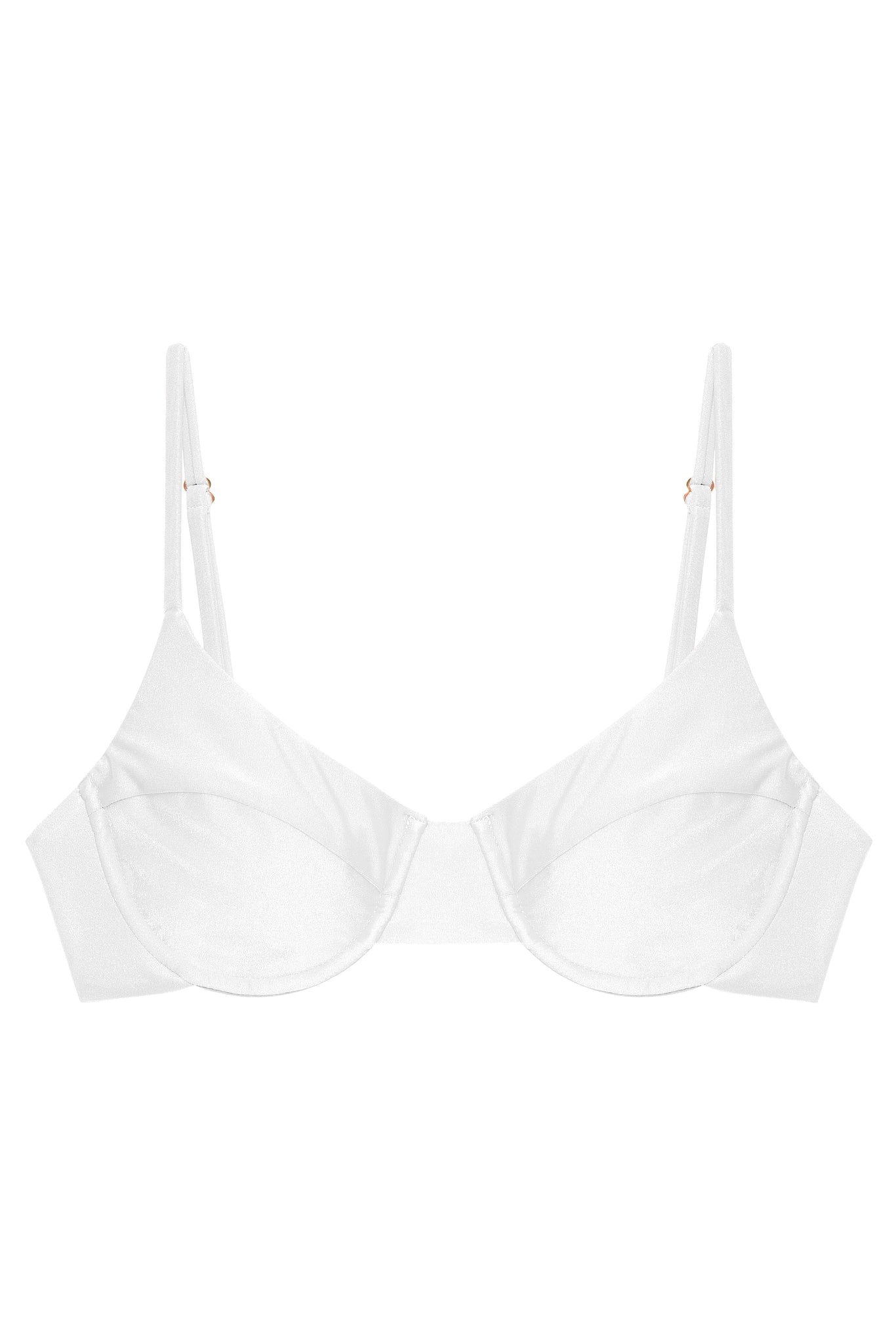 Load image into Gallery viewer, Flat image of the Alina Top in white