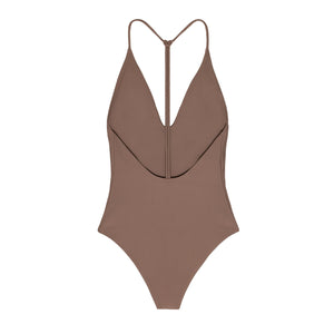 Flat Image of the All In One Piece in Nude