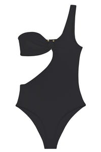 Flat image of the Avery One Piece in Black