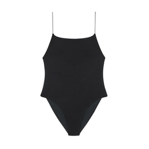 Flat image of the Micro Trophy One Piece in Black