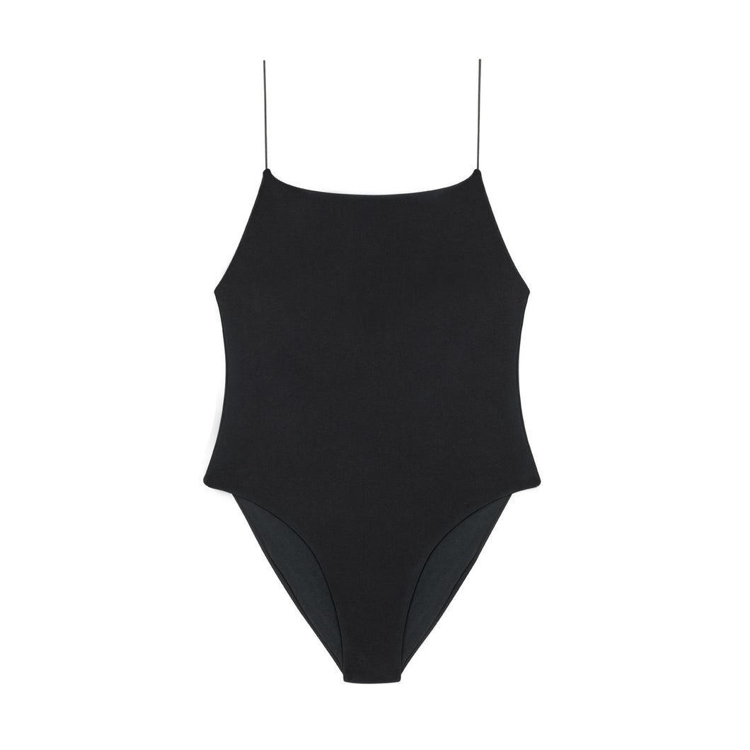 Flat image of the Micro Trophy One Piece in black