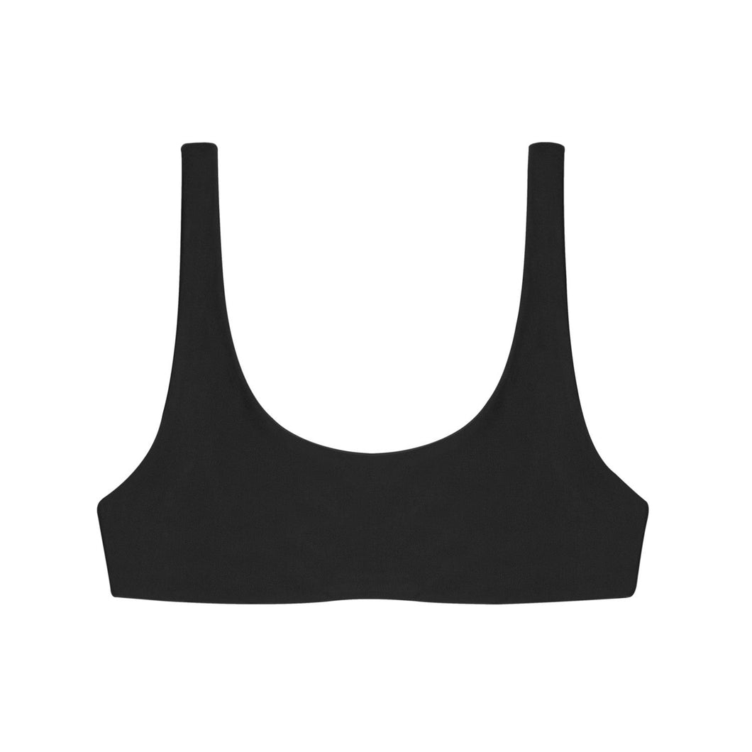 Flat image of the Rounded Edges Top in black