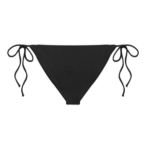 Flat image of the back of the Ties Bottom in Black