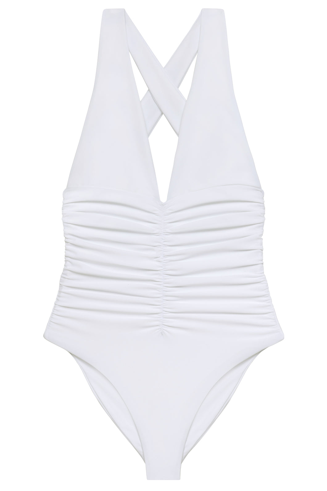 Flat image of the Capri One Piece in White