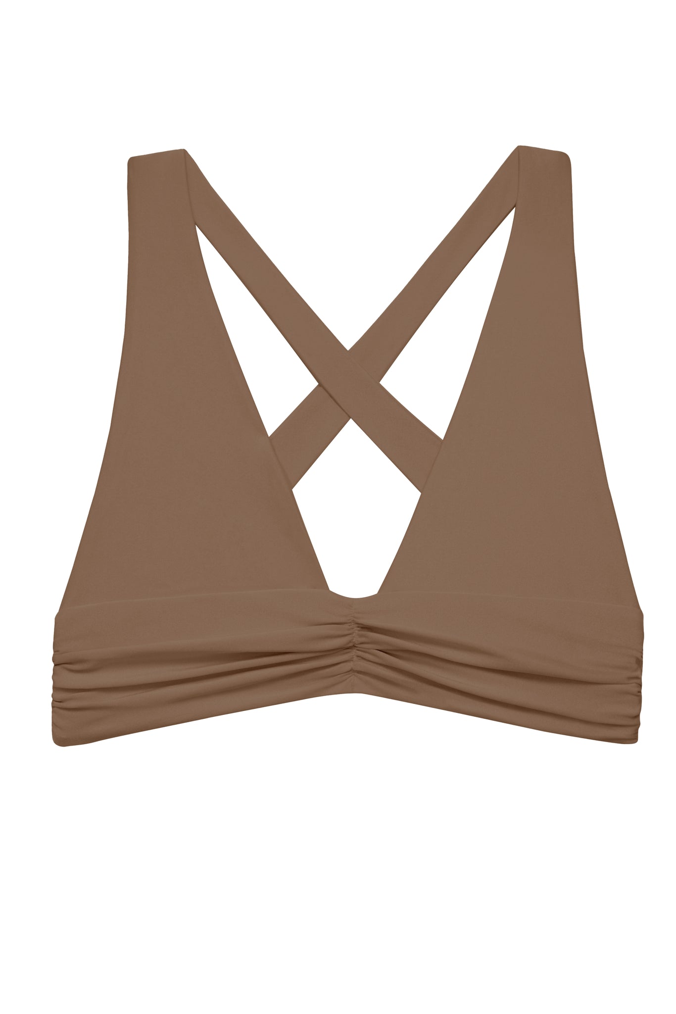 Load image into Gallery viewer, Flat image of the Capri Top in Nude