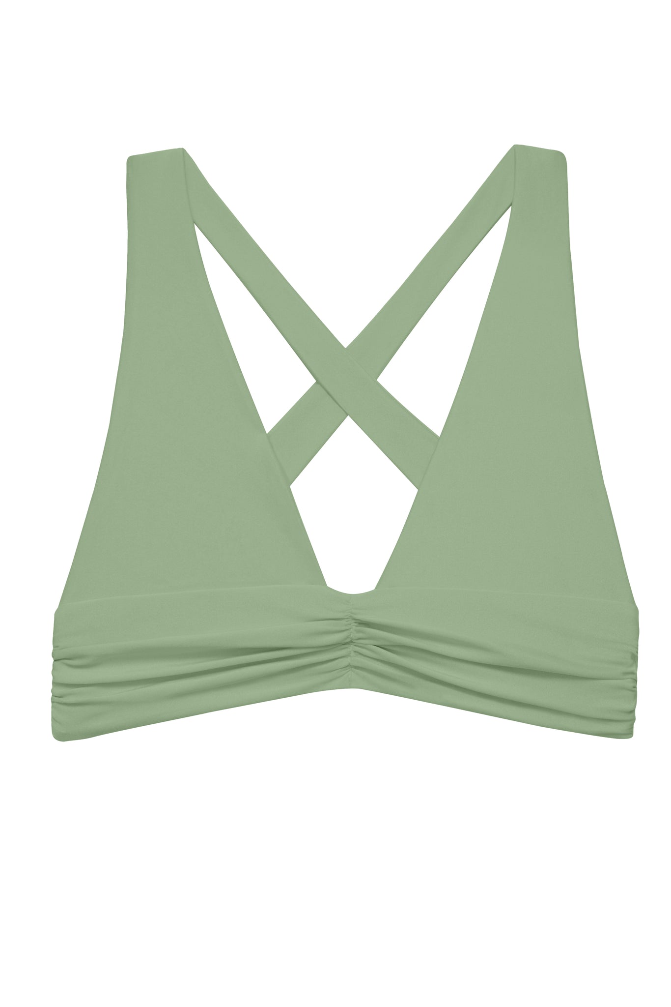 Load image into Gallery viewer, Flat image of the Capri Top in Olive