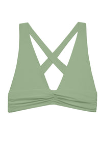 Flat image of the Capri Top in Olive