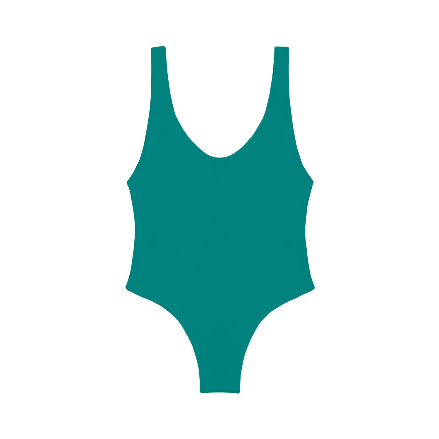 Load image into Gallery viewer, Flat image of the Contour One Piece in aqua sheen