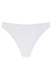 Flat image of the back of the Demi Bottom in white