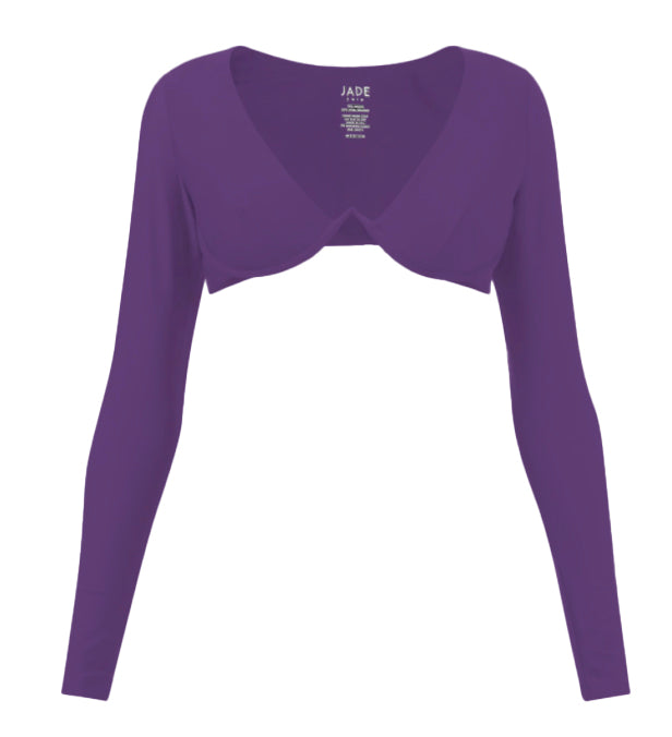 Load image into Gallery viewer, Flat image of the Eden Top in Plum