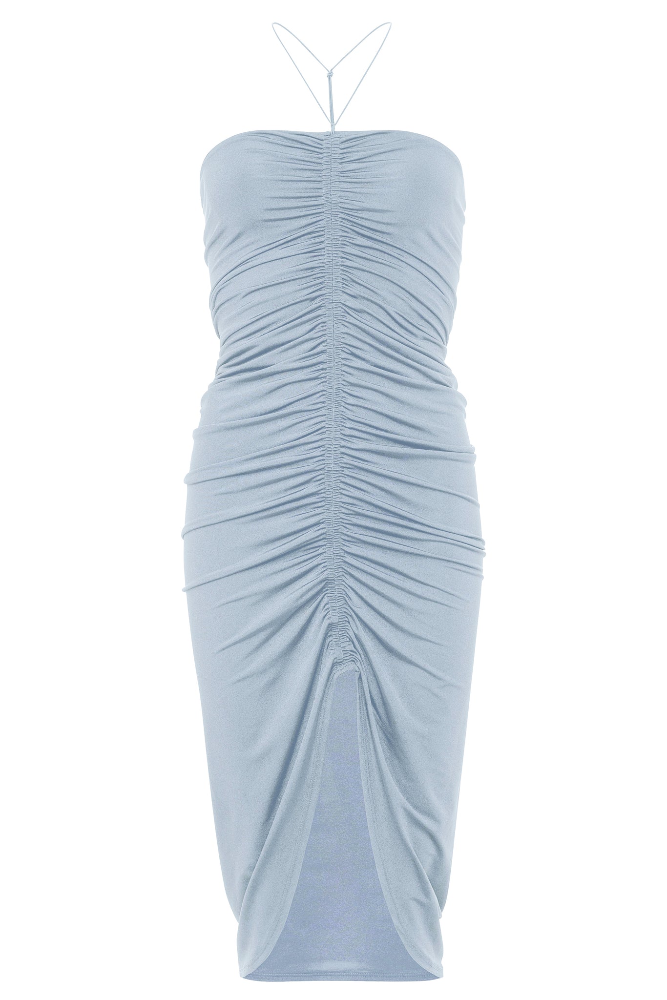 Load image into Gallery viewer, Flat image of the Elisa Dress in Azure