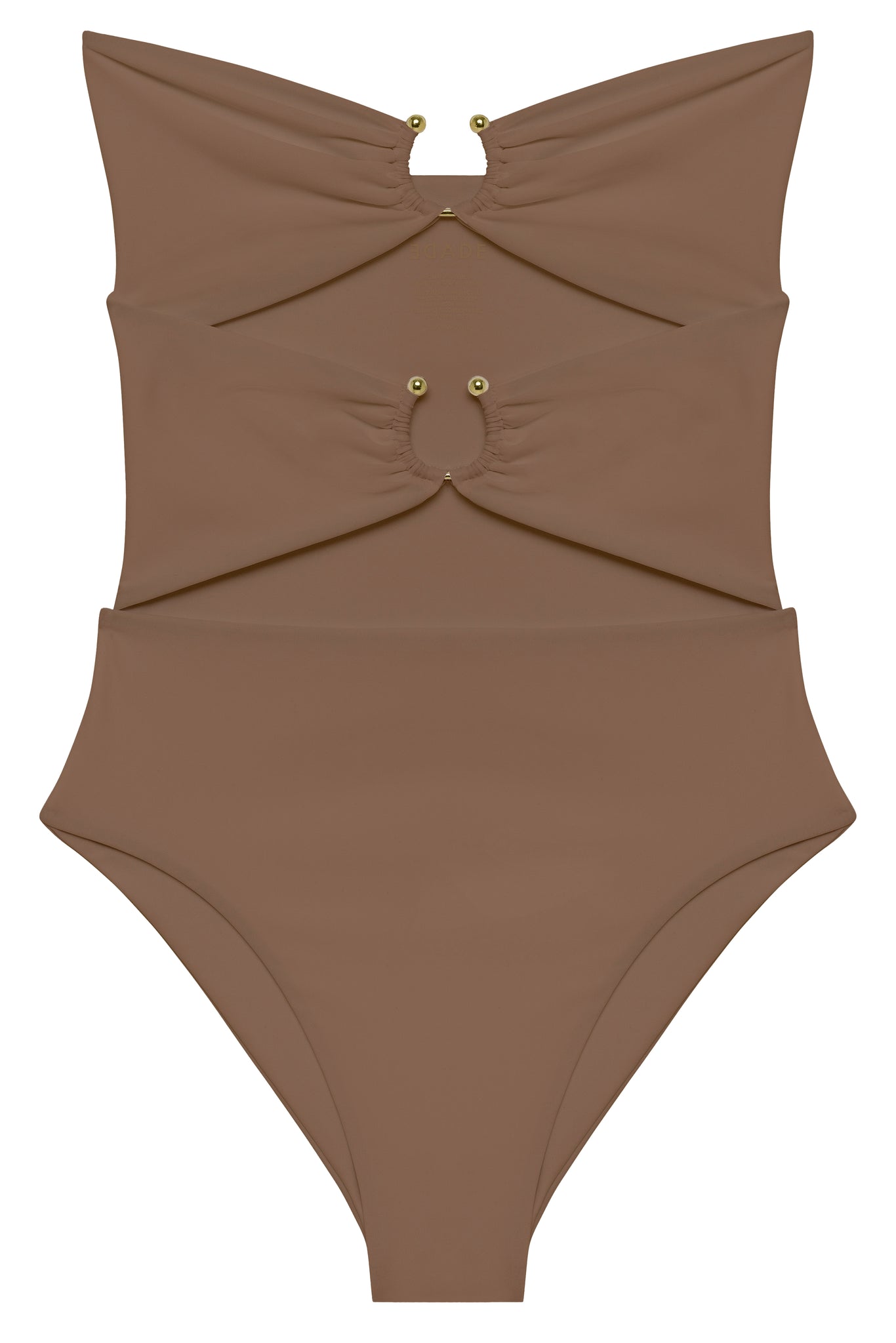 Load image into Gallery viewer, Flat image of the Ella One Piece in nude