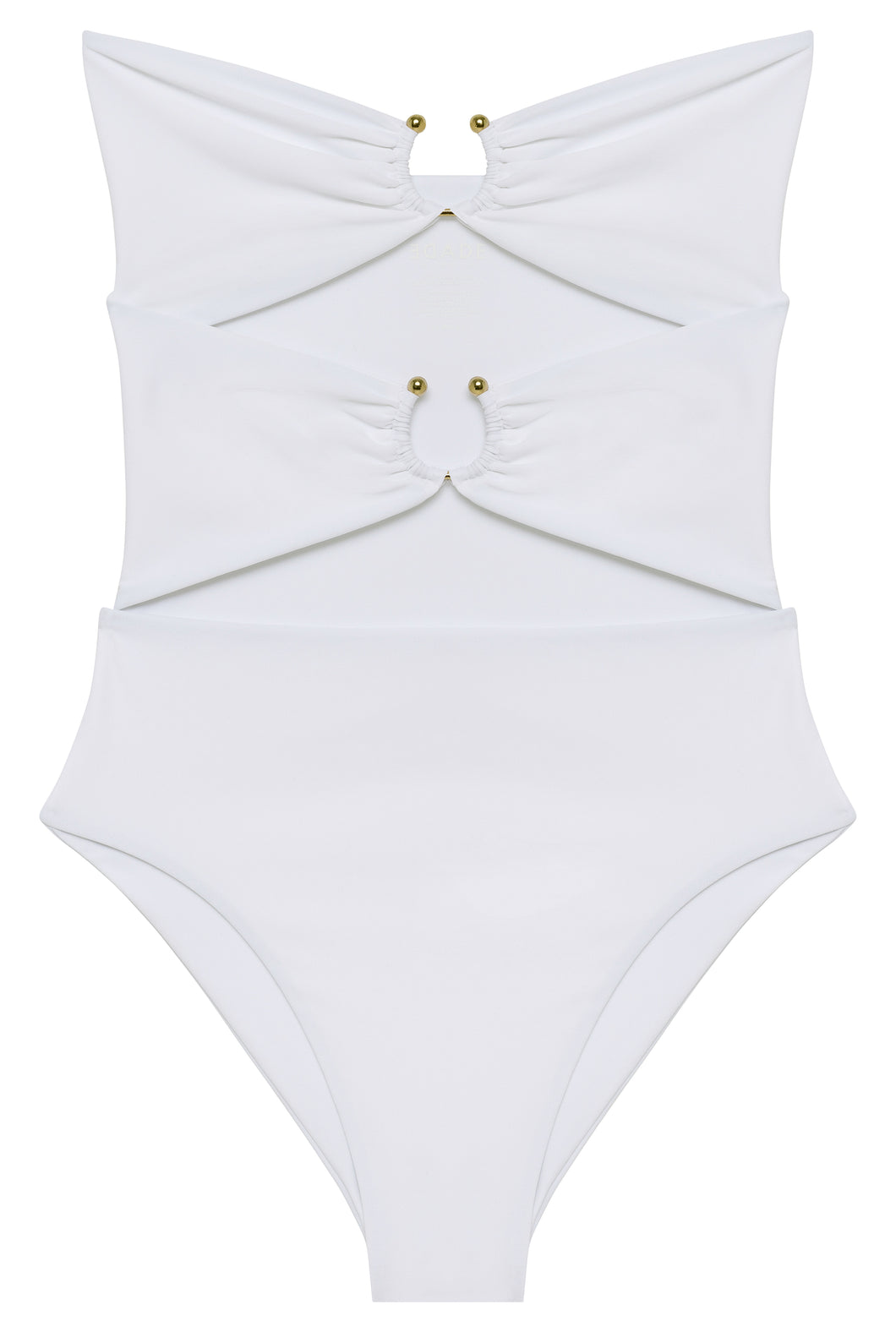 Flat image of the Ella One Piece in white