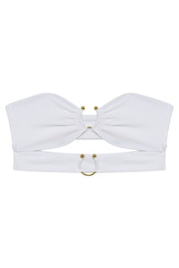 Flat image of the Eva Top in white