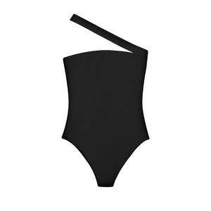 Flat image of the Halo One Piece in black