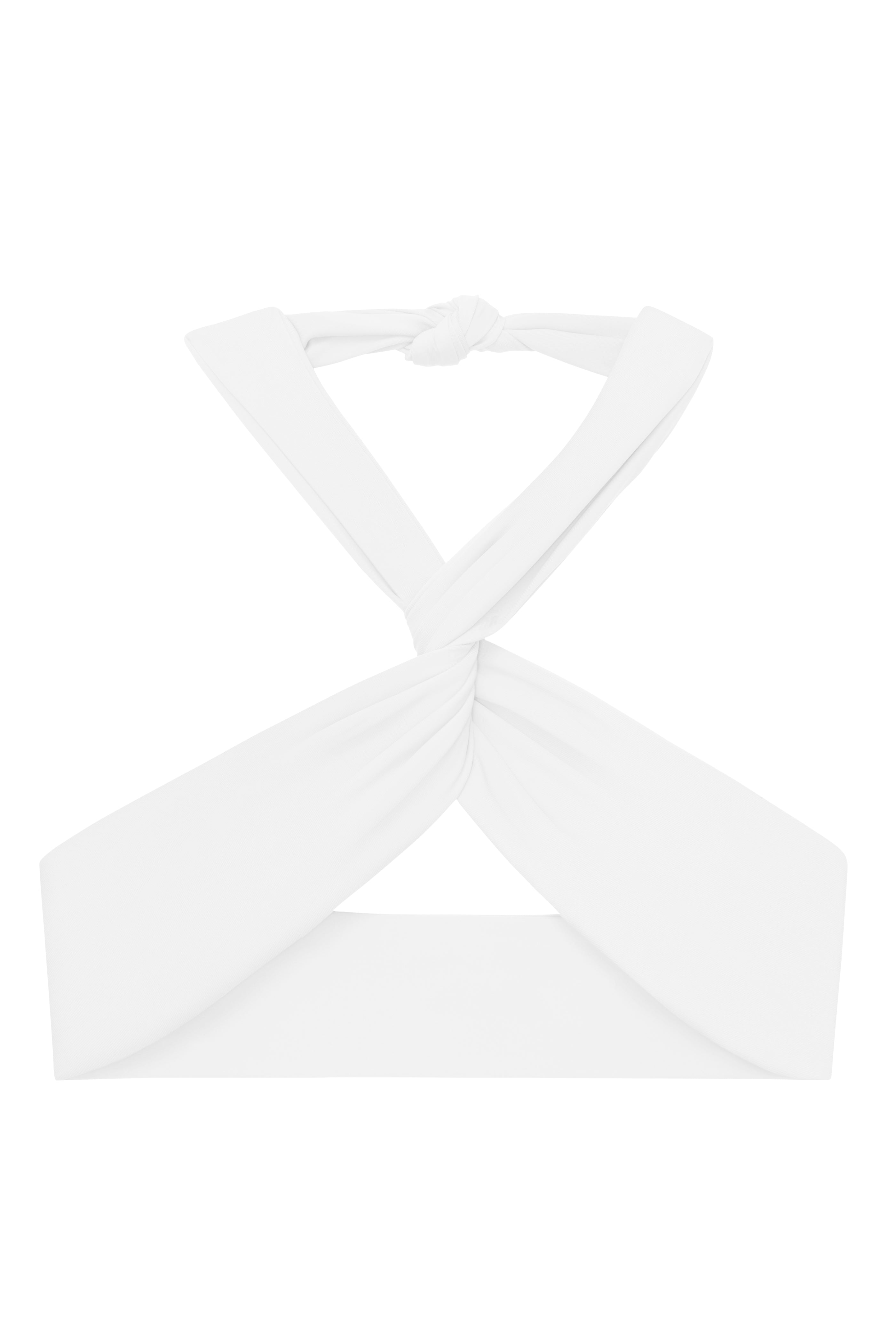 Flat image of the Helix Top in white