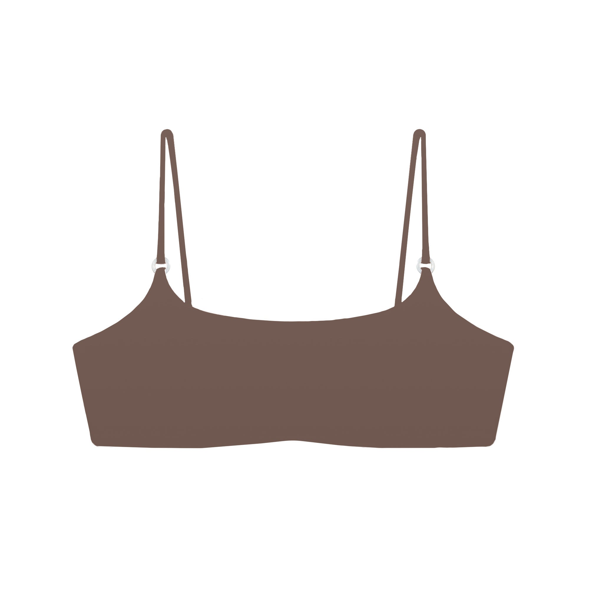 Load image into Gallery viewer, Flat image of the Hinge Top in nude