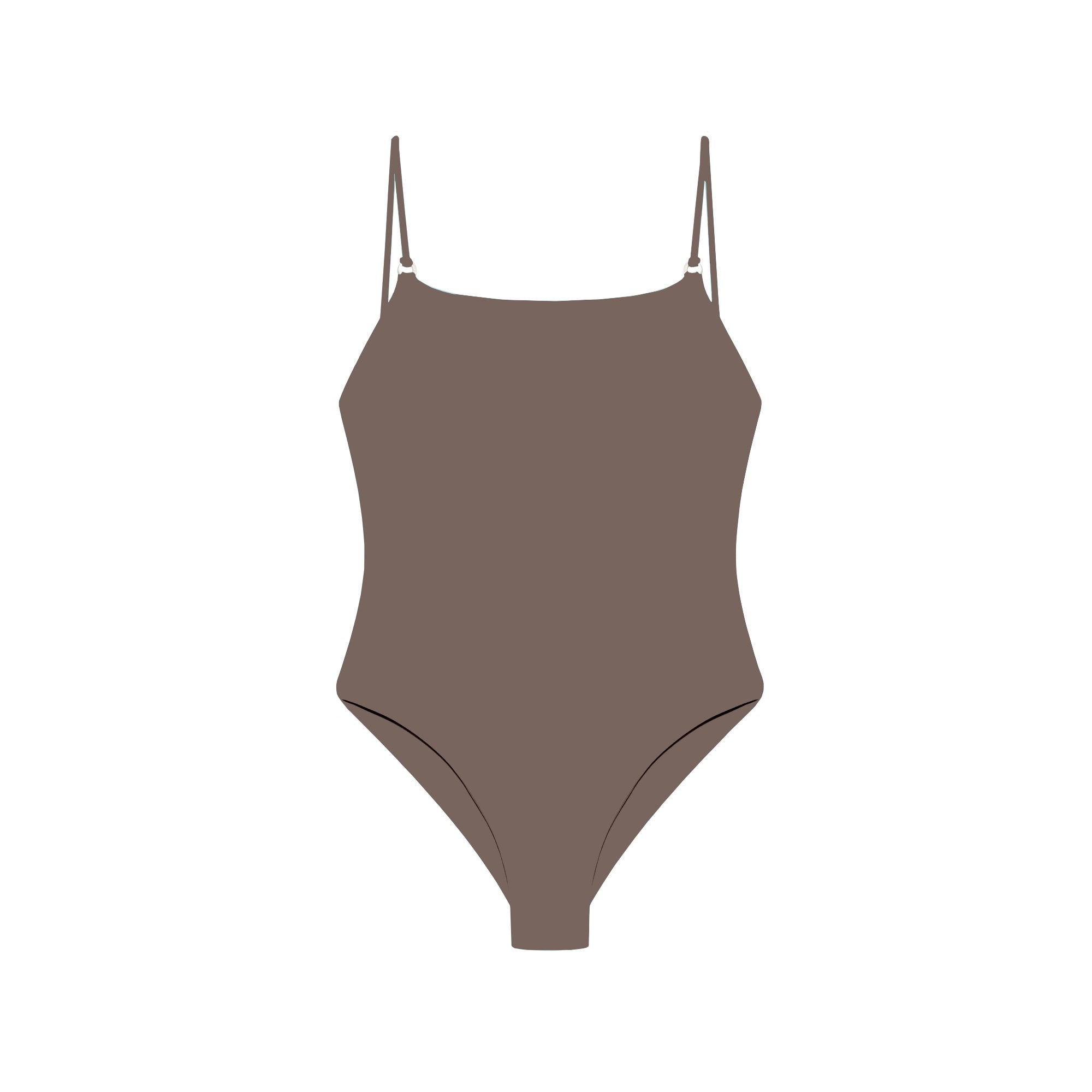 Load image into Gallery viewer, Flat image of the Hinge One Piece in nude