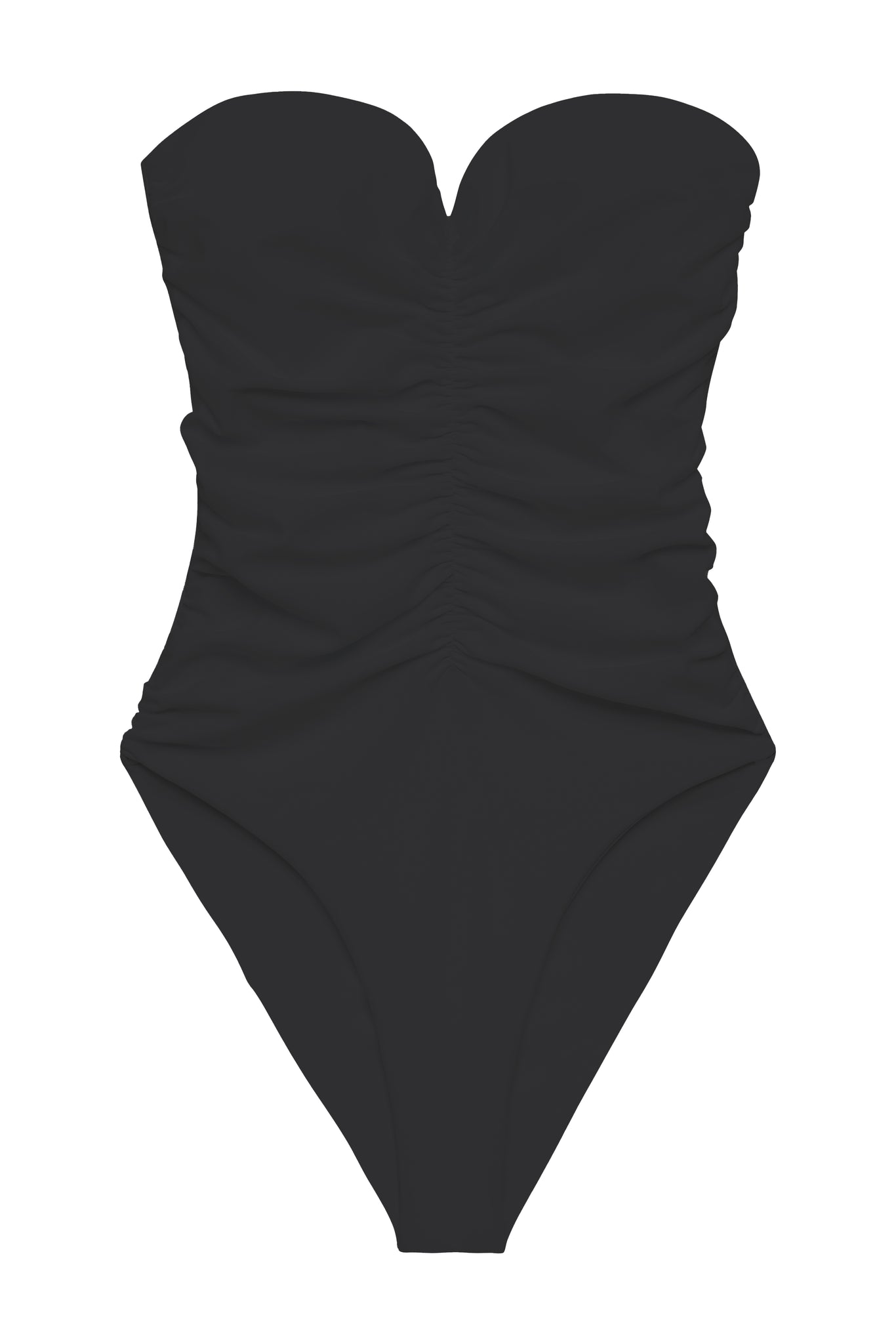 Load image into Gallery viewer, Flat image of the Yara One Piece in black
