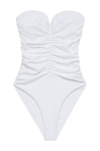 Flat image of the Yara One Piece in White