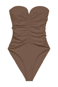 Flat image of the Yara One Piece in nude