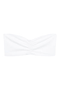 Flat image of the Ava Bandeau in White