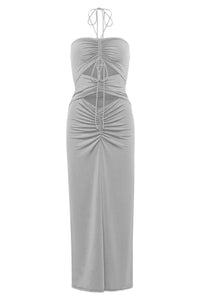 Flat image of the Kira Dress in Seasalt