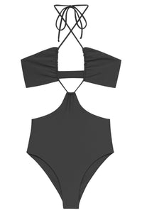 Flat image of the Layla One Piece in black