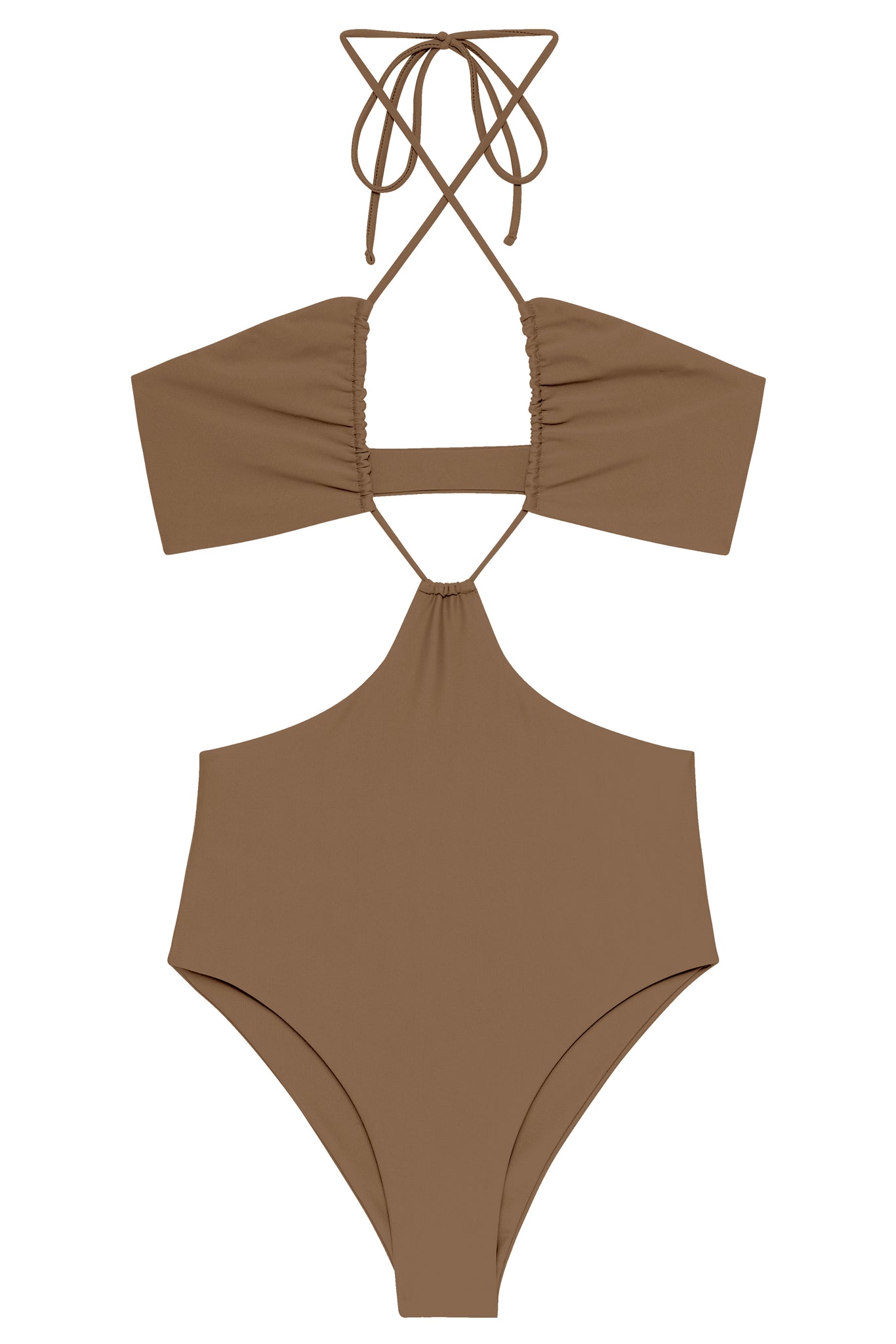 Load image into Gallery viewer, Flat image of the Layla One Piece in nude