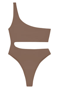 Flat image of the Luna One Piece in nude