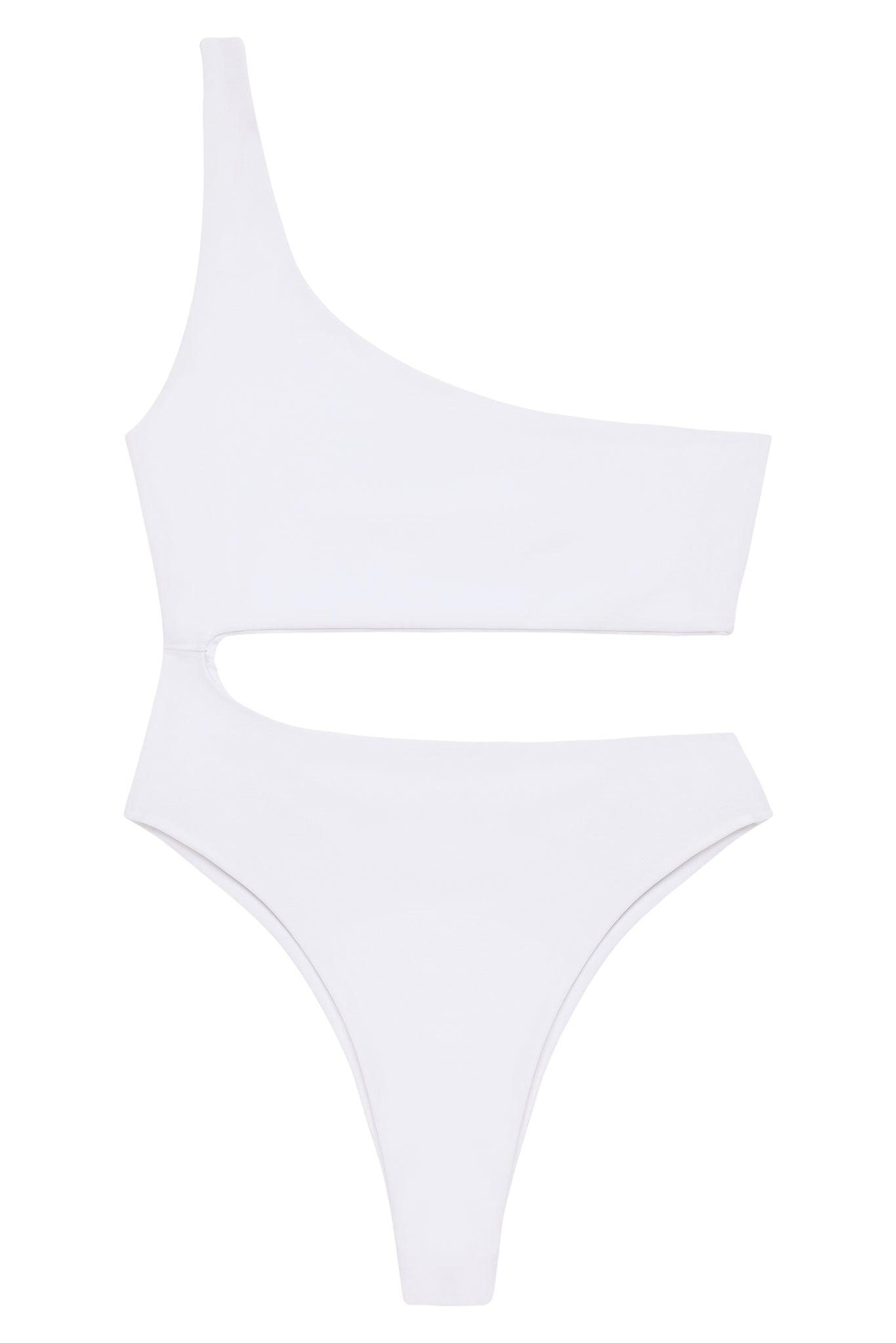 Load image into Gallery viewer, Flat image of the Luna One Piece in white