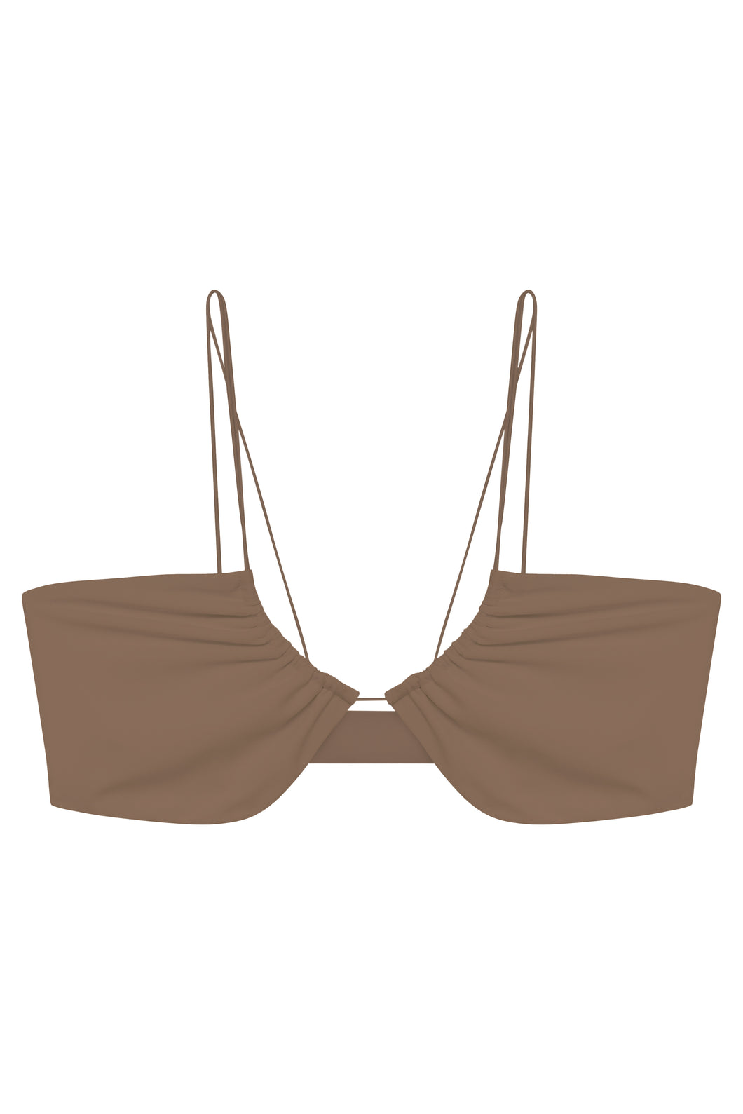 Flat image of the Micro Kora Top in nude